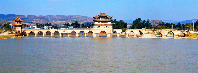 红河州-建水县-西庄镇-|清|双龙桥(建水十七孔桥)